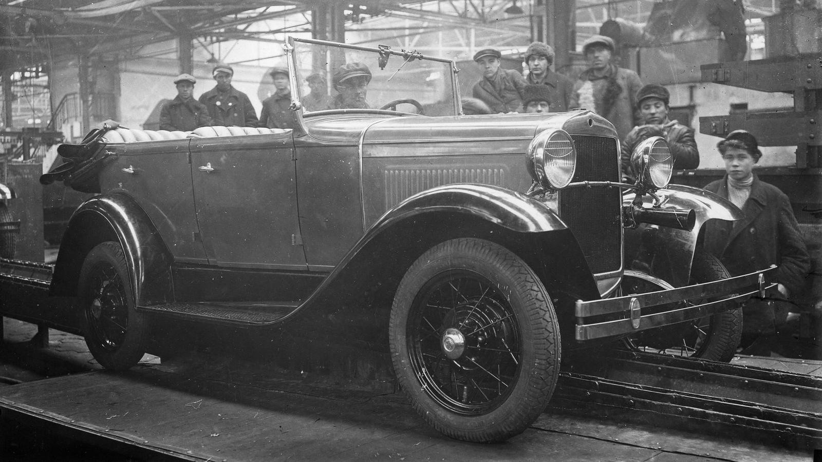 Пятая машина первого выпуска ГАЗ-А. 06.12.1932 г