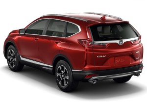 картинки Honda CR-V 2017-2018 вид сзади