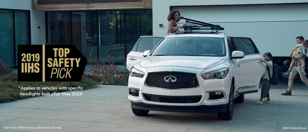 2019 + 2020 INFINITI QX60 Earns Top Safety Pick from the Insurance Institute for Highway Safety 