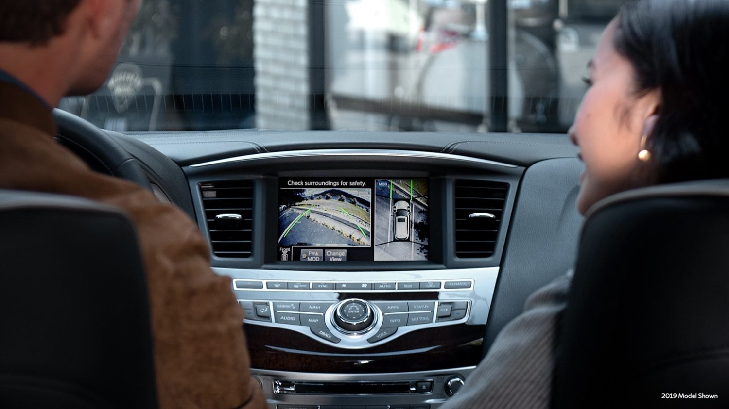 INFINITI QX60 Around View Monitor with Moving Object Detection
