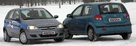 Opel Corsa 1.2 Enjoy vs Hyundai Getz 1.3 GLS